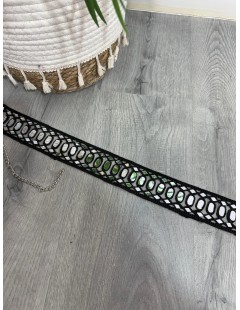 CINTURÓN ESPEJO NEGRO