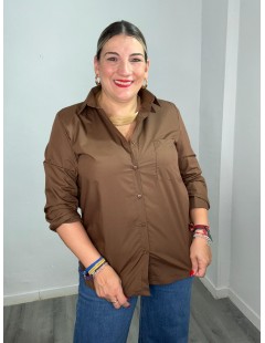 CAMISA BÁSICA CHOCOLATE