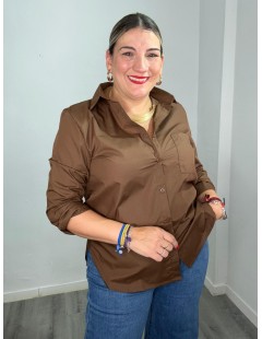 CAMISA BÁSICA CHOCOLATE 2
