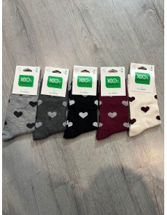 PACK 3 CALCETINES CORAZONES