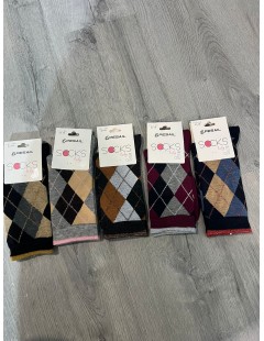 PACK 3 CALCETINES ROMBOS MUJER