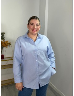 CAMISA BÁSICA CELESTE