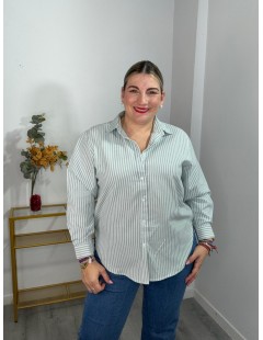 CAMISA VERDE RAYAS